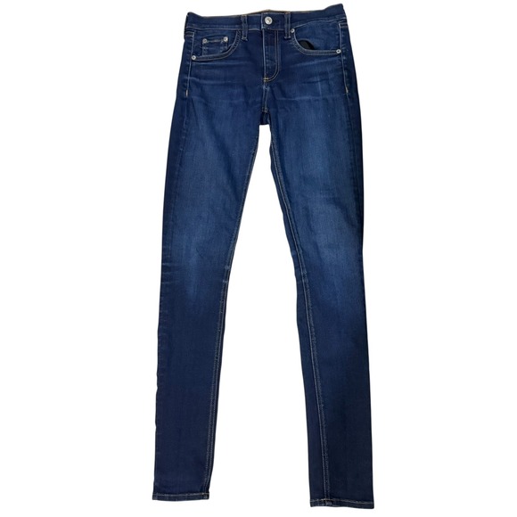 Rag & Bone Dark Wash Bedford Skinny Jeans Womens Size 26 Denim Pants - Picture 1 of 9